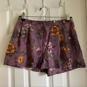 H&M - Floral Chiffon Shorts